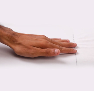 Satin Matte finish to transfer surface